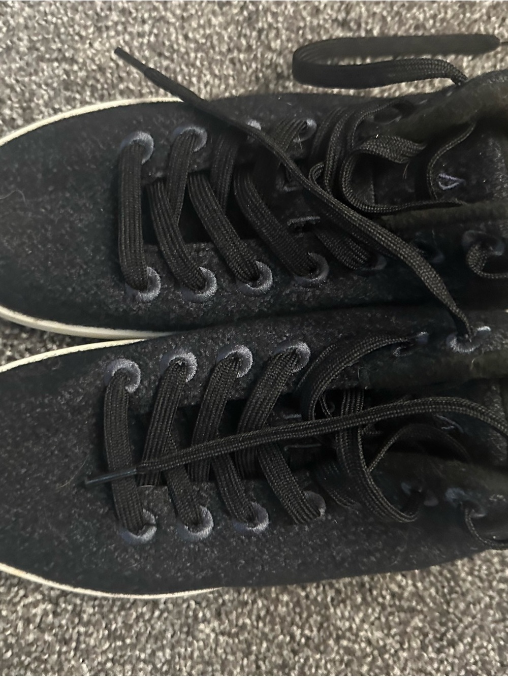 allbirds Women's Black Lace-Up Sneakers